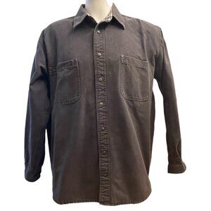 Vintage Woolrich Chore Barn Jacket XL Green Canvas Duck Cloth Coat Mens